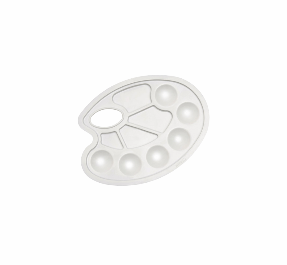 Palette "Sonnet", plastic, round, 23,5x17 cm, 10 cells